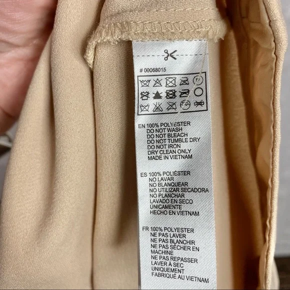 Forever 21 beige flowy panel front shorts XS - Picture 5 of 6